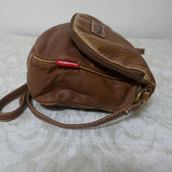 Union Bay Brown Soft Faux Leather Crossbody Shoulderbag 10" x 8" in - Picture 5 of 14